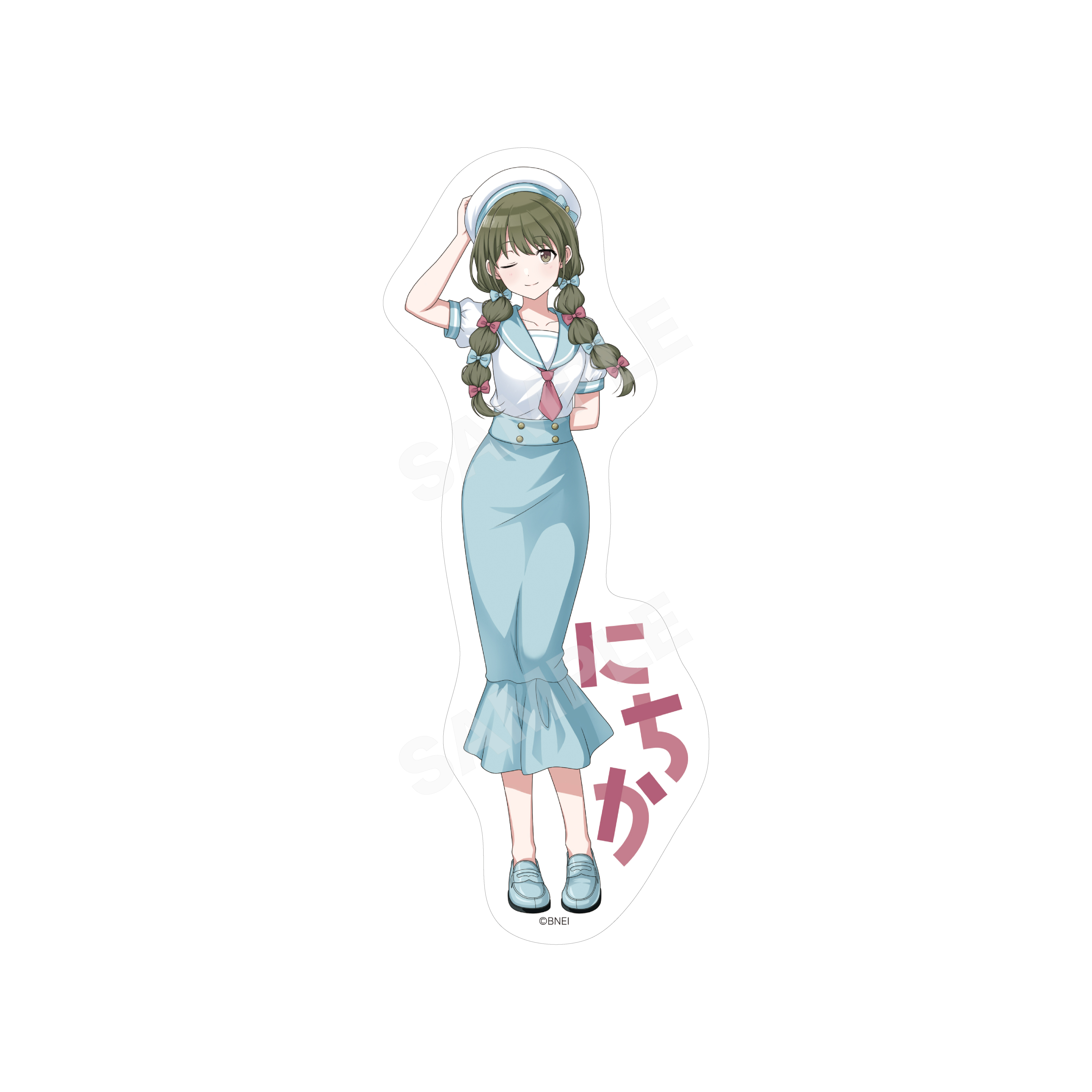 アイドルマスター シャイニーカラーズ_パステルマリンルックver. ステッカー /04 七草 にちか				 				 	 	 