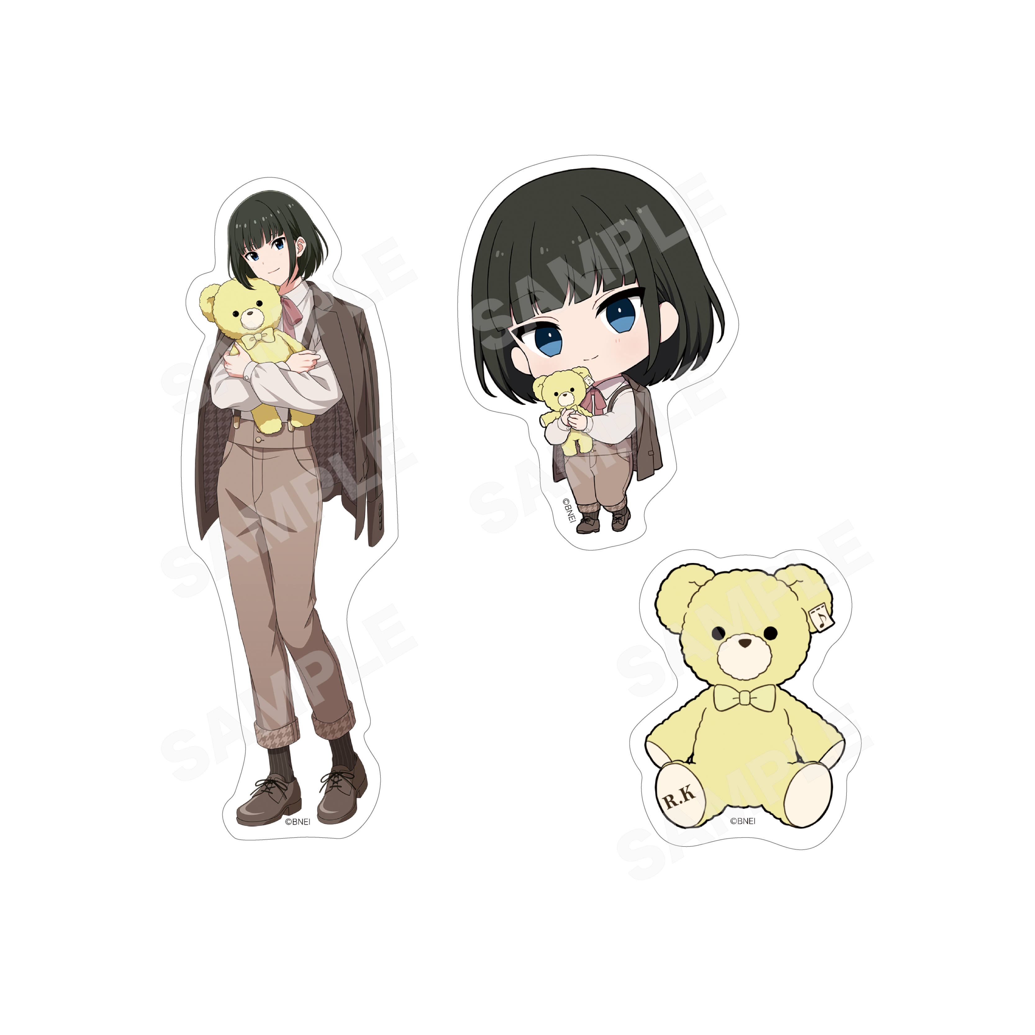 アイドルマスターSideM Teddy's Collection 神楽麗 アイドルマスター SideM_Teddy's Collection ステッカー(3枚セット
