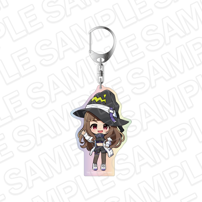 アイドルマスター シンデレラガールズ_オーロラアクリルキーホルダー 神谷奈緒 サイバーウィッチ ミニキャラ ver.
