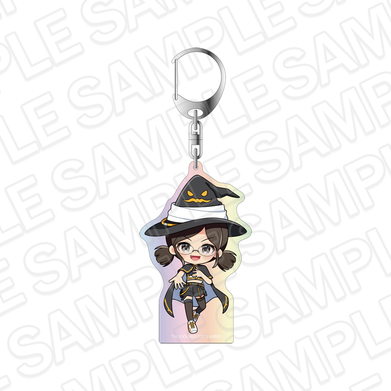アイドルマスター シンデレラガールズ_オーロラアクリルキーホルダー 冴島清美 サイバーウィッチ ミニキャラ ver.