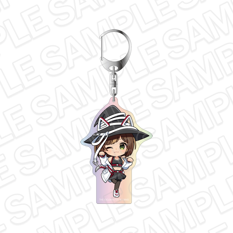 アイドルマスター シンデレラガールズ_オーロラアクリルキーホルダー 前川みく サイバーウィッチ ミニキャラ ver.