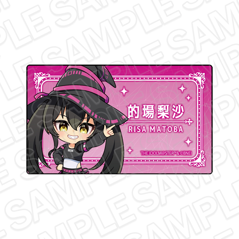 アイドルマスター シンデレラガールズ_アクリルネームバッジ 的場梨沙 サイバーウィッチ ミニキャラ ver.