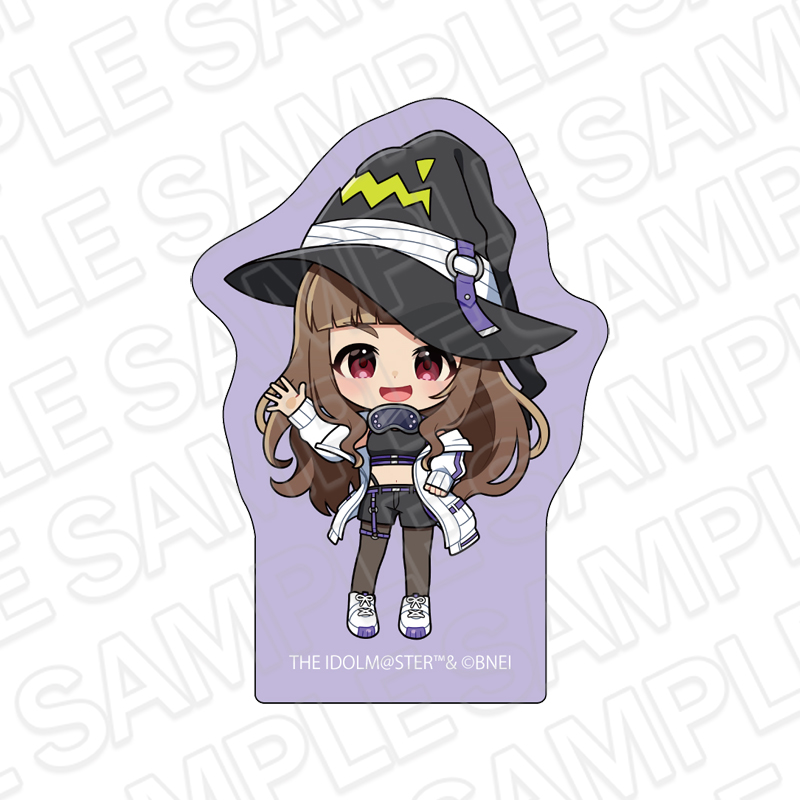 アイドルマスター シンデレラガールズ_ダイカットステッカー 神谷奈緒 サイバーウィッチ ミニキャラ ver.