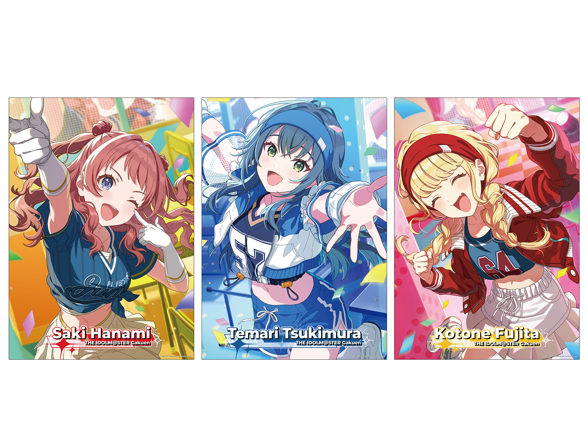 学園アイドルマスター_A3クリアポスターセット 「がむしゃらに行こう!」Ver.