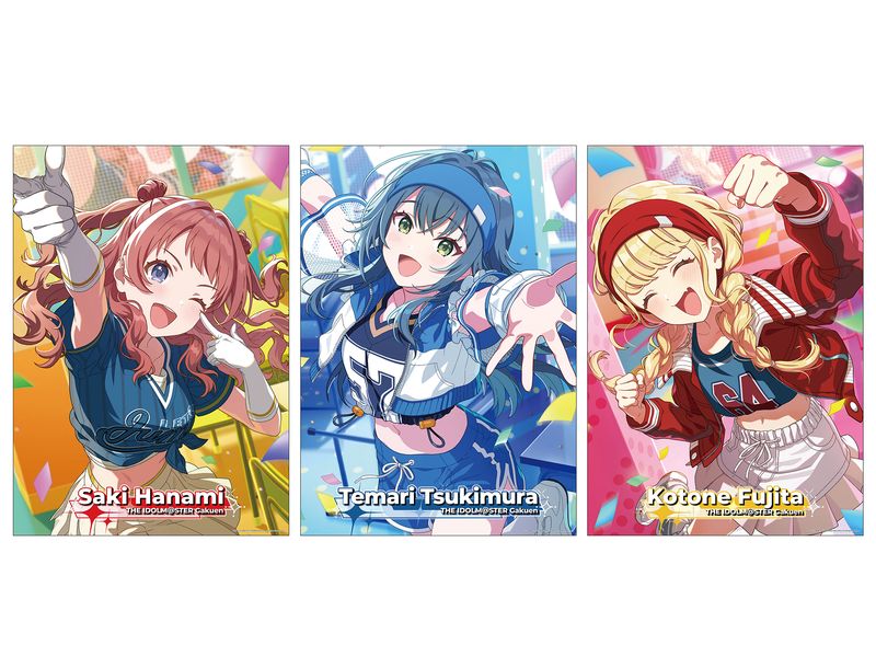 学園アイドルマスター_A3クリアポスターセット 「がむしゃらに行こう 