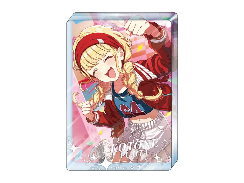 学園アイドルマスター_アクリルブロック 【がむしゃらに行こう!】藤田