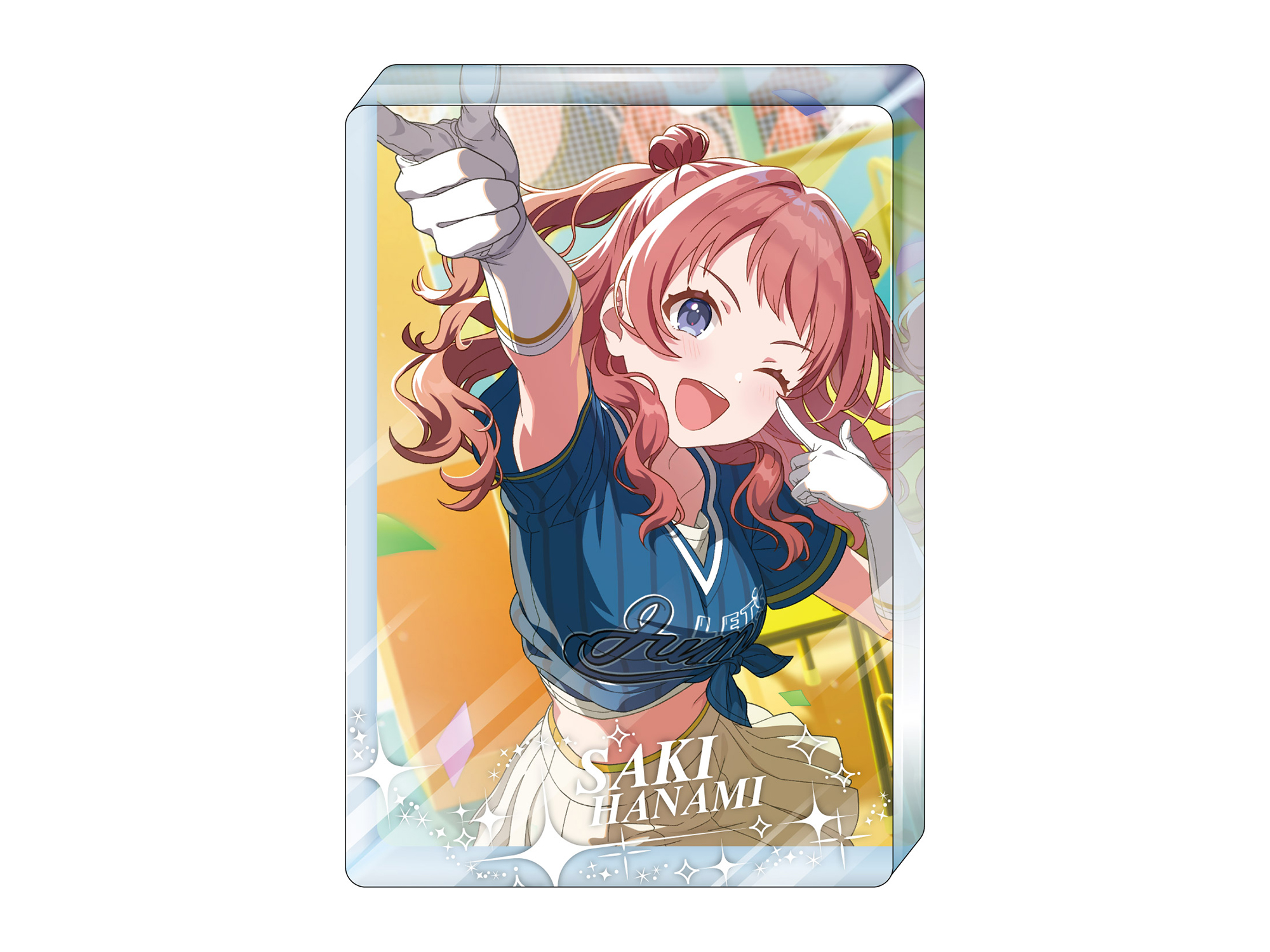 学園アイドルマスター_アクリルブロック 【がむしゃらに行こう!】花海