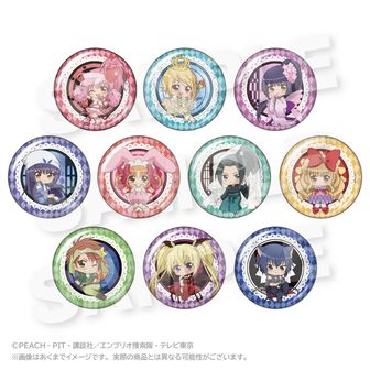 しゅごキャラ！_トレーディング缶バッジ まるまどver.【BOX／10個入り