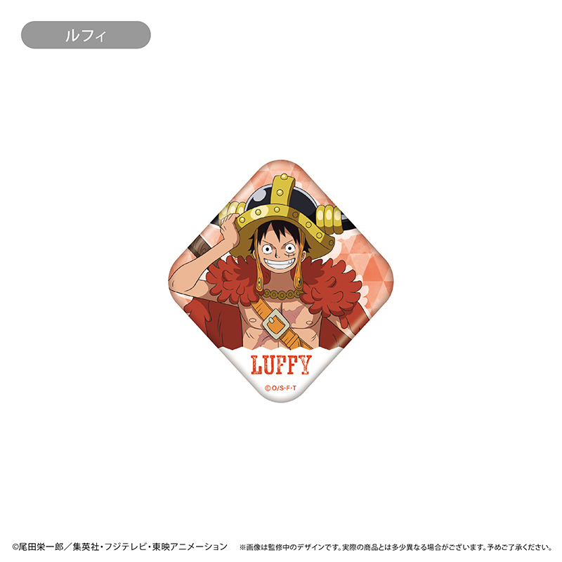 ONE PIECE_缶マグネット エルバフ Ver. ルフィ