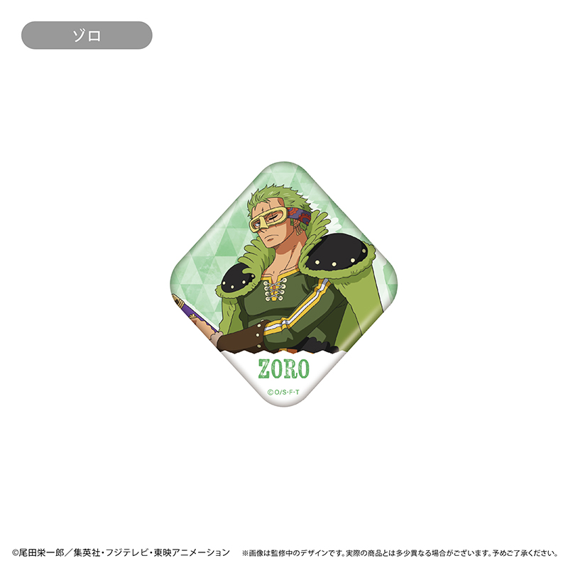 ONE PIECE_缶マグネット エルバフ Ver. ゾロ