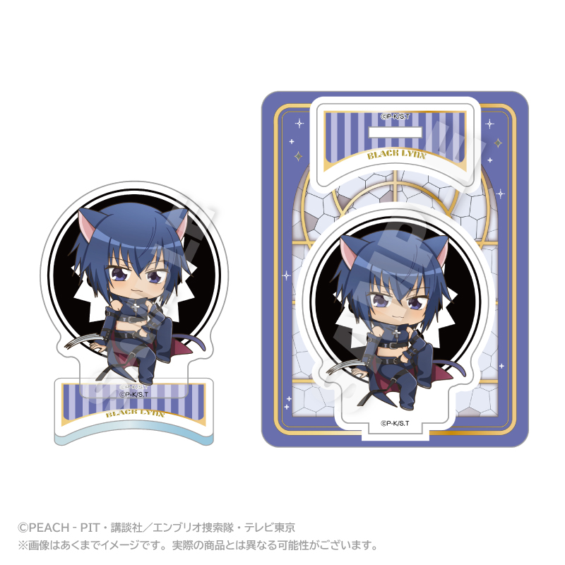 しゅごキャラ！_ミニキャラアクリルマスコット まるまどver. ブラックリンクス