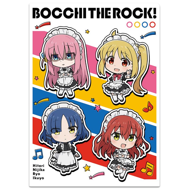 ぼっち・ざ・ろっく！_クリアファイル ひとり&虹夏&リョウ&郁代&下北沢