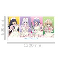 Summer Pockets_120cmビッグタオル しろは＆蒼＆鴎＆紬 ナースメイド