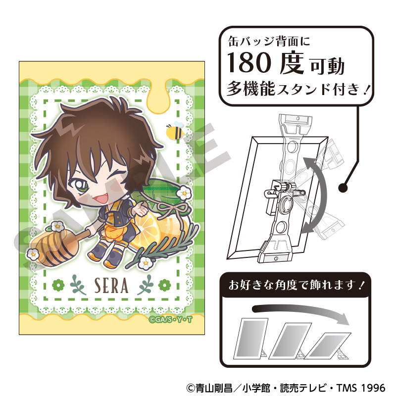名探偵コナン_アート缶バッジ 世良真純 きゃらペコはちみつ | 名探偵