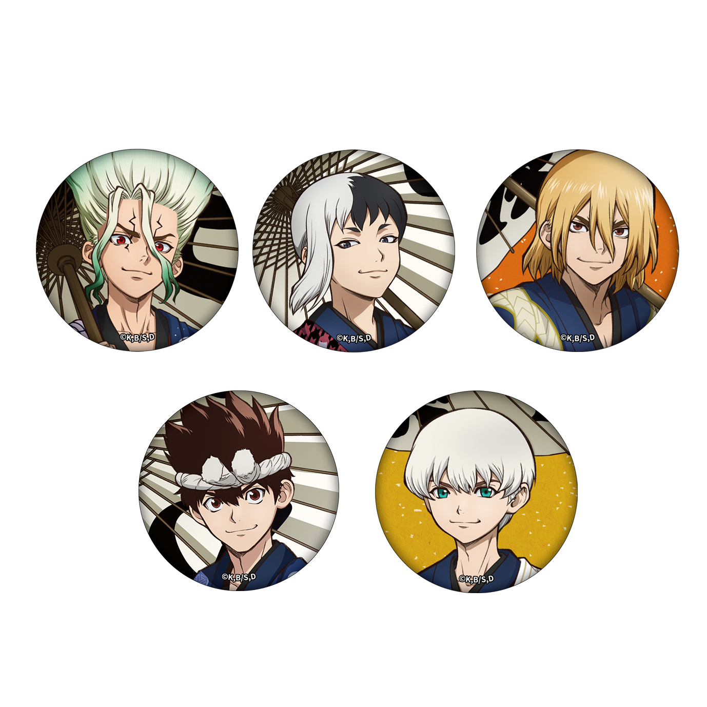 Dr.STONE_トレーディング缶バッジ 【BOX／5個入り】 | Dr.STONE