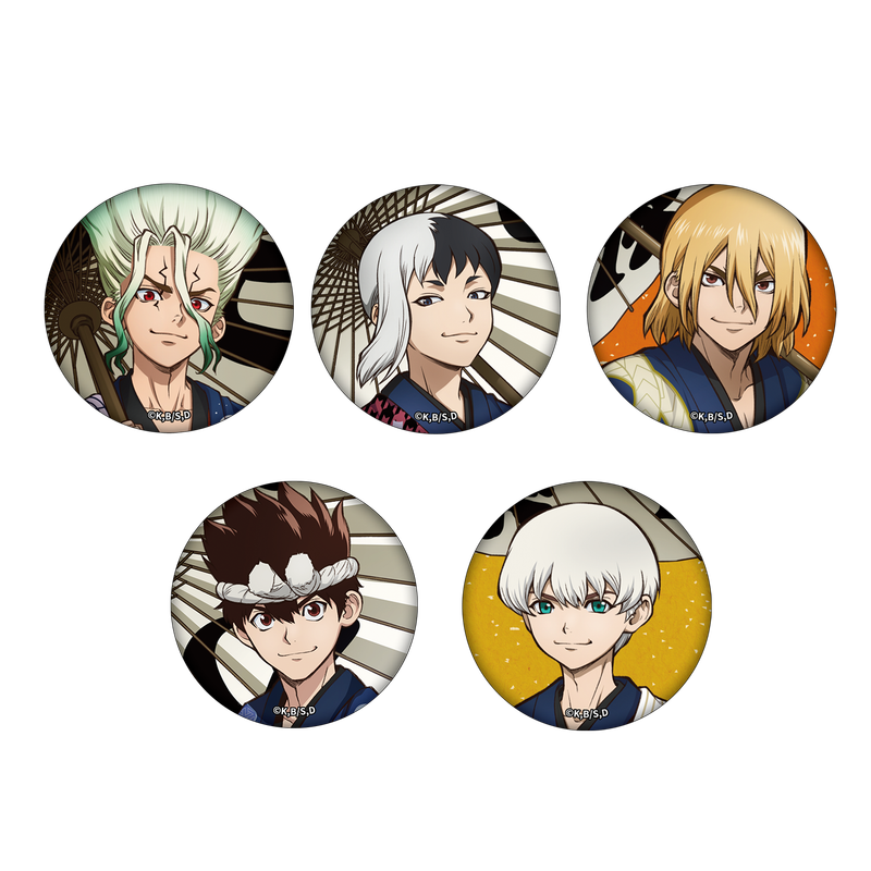 Dr.STONE_トレーディング缶バッジ 【BOX／5個入り】 | Dr.STONE