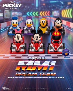 Disney PBC-039 MM1 Dream Team Pullback Car Blind Box (6 pieces) [BOX/6 pieces]
