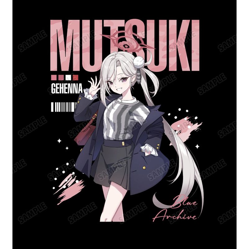 ブルーアーカイブ_サイズ/S_ムツキ BIGシルエットTシャツユニセックス