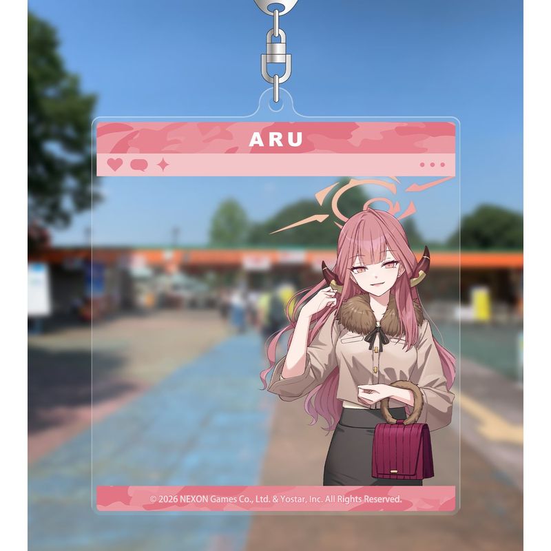 ブルーアーカイブ_アル SNS風BIGアクリルキーホルダー | ブルー 