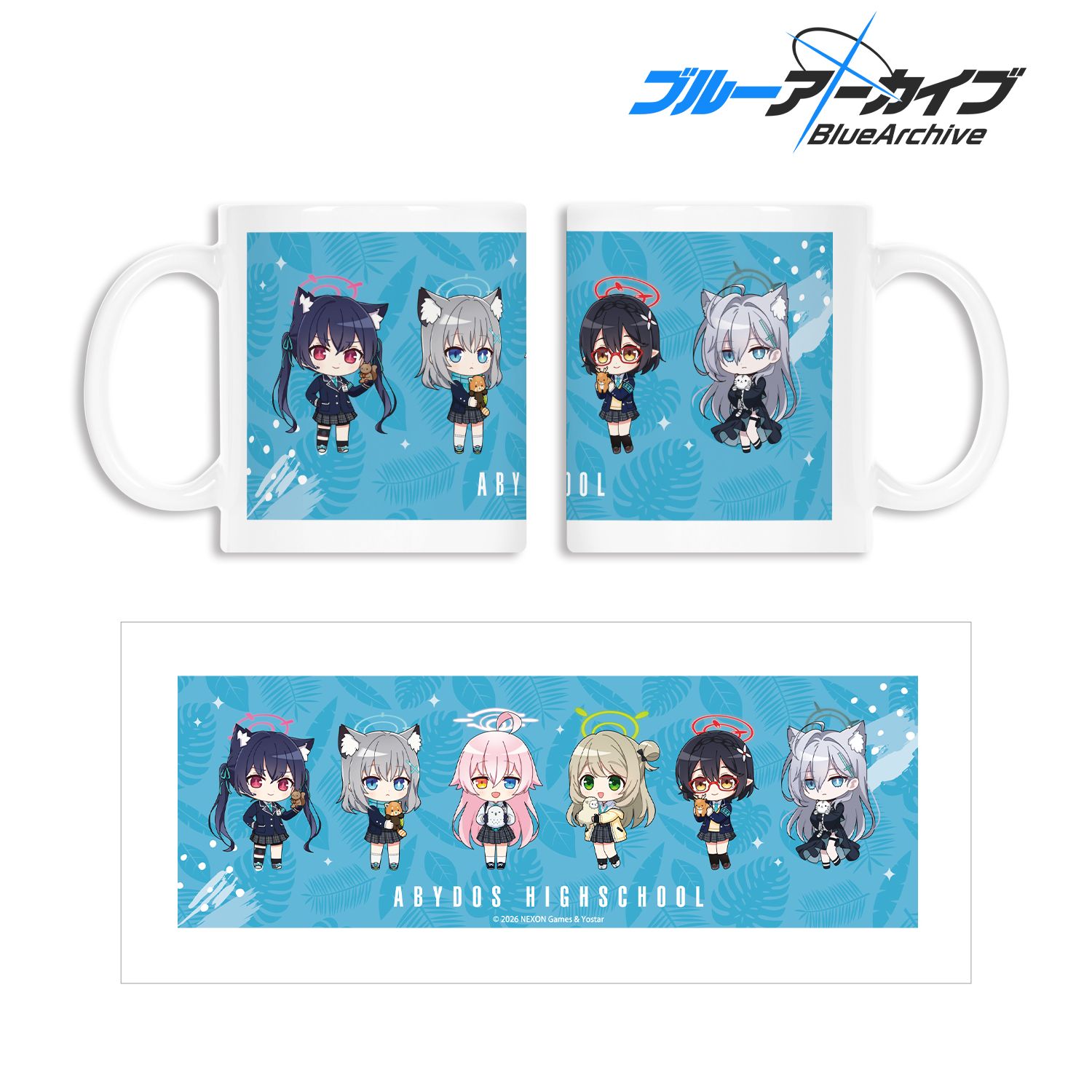 ブルーアーカイブ_アビドス ちびキャラ マグカップ | ブルーアーカイブ