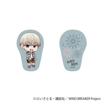 R*n様 WIND BREAKER 梶蓮 クッション ラッフル WIND BREAKER_ダイカットクッション／梶 蓮 花火 | WIND BREAKER
