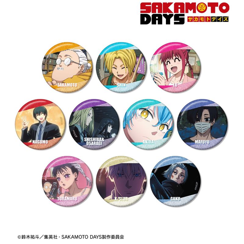 SAKAMOTO DAYS_トレーディング場面写グリッター缶バッジ vol.2(単位