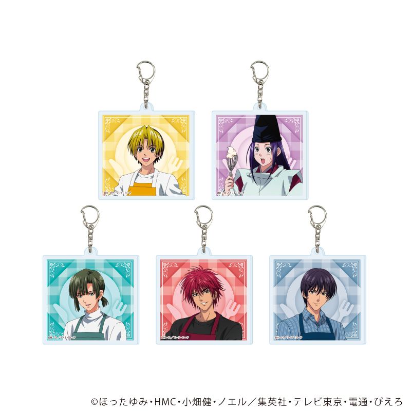 ヒカルの碁_アクリルキーホルダー14/料理男子ver. コンプリートセット