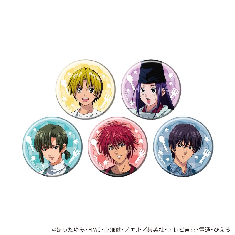 ヒカルの碁_缶バッジ52/料理男子ver. コンプリートセット(全5種)(描き