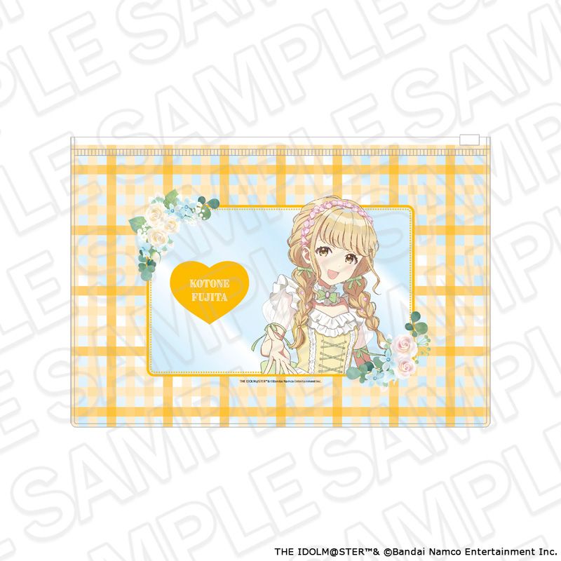 学園アイドルマスター_クリアポーチ 藤田ことね floral dress ver