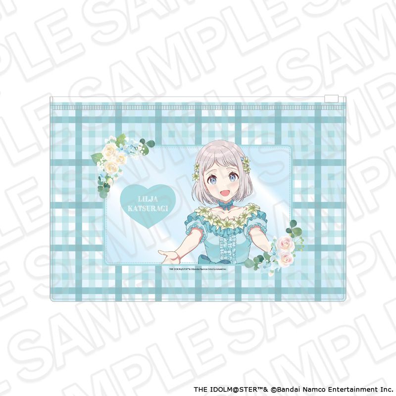 学園アイドルマスター_クリアポーチ 葛城リーリヤ floral dress ver