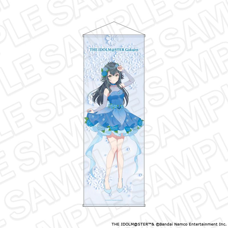 ドデカミン　学園アイドルマスター キャンペーン 月村手毬 等身大タペストリー 学園アイドルマスター_特大タペストリー 月村手毬 floral dress ver