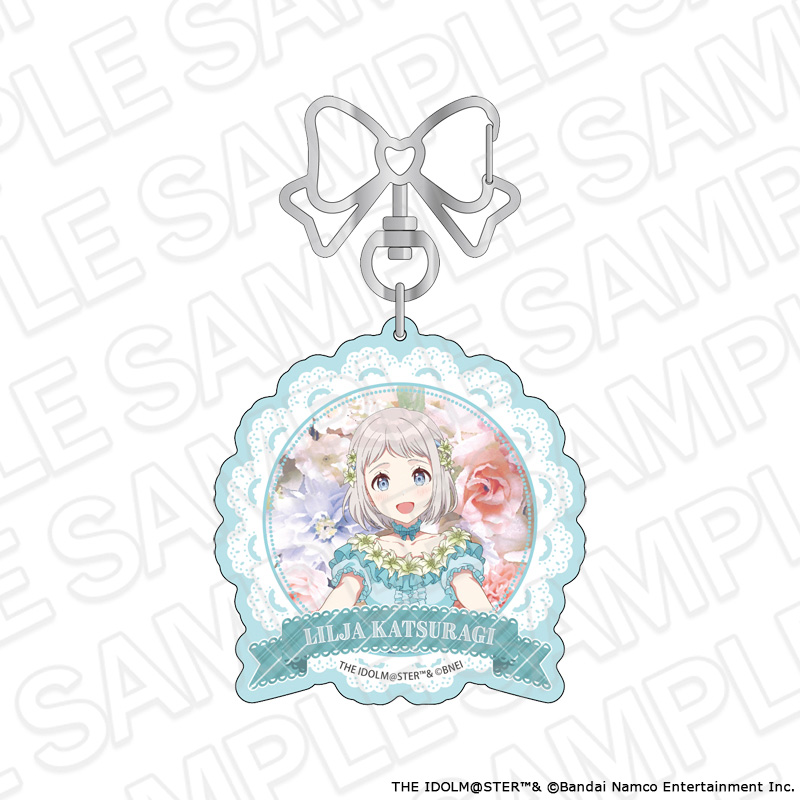 学園アイドルマスター　サントリー　法被　アクリルキーホルダー　葛城リーリヤ 学園アイドルマスター_アクリルキーホルダー 葛城リーリヤ floral