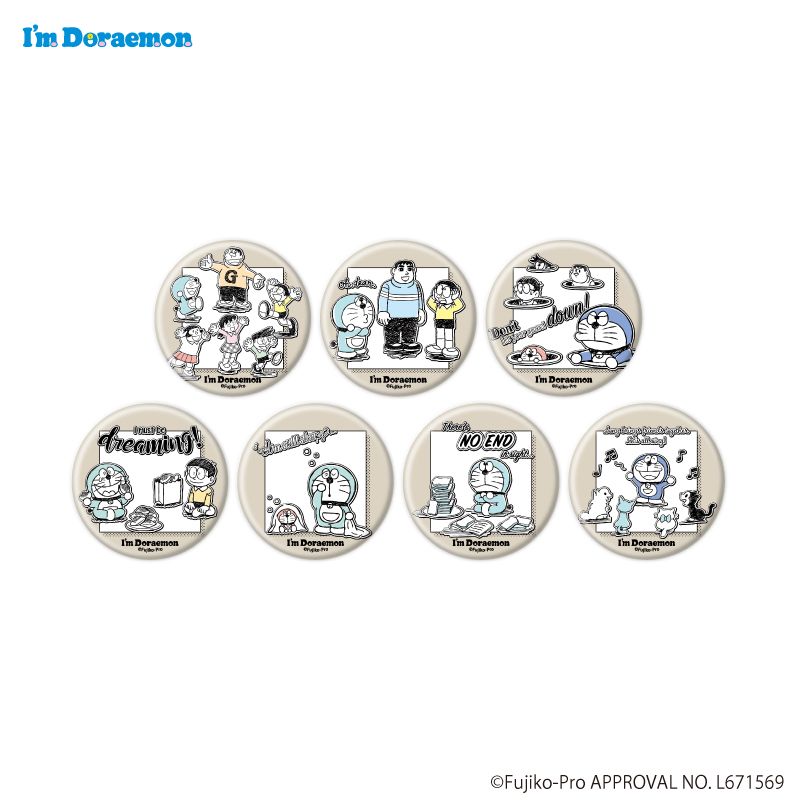 I'm Doraemon_缶バッジ03/vol.03コンプリートセット(全7種