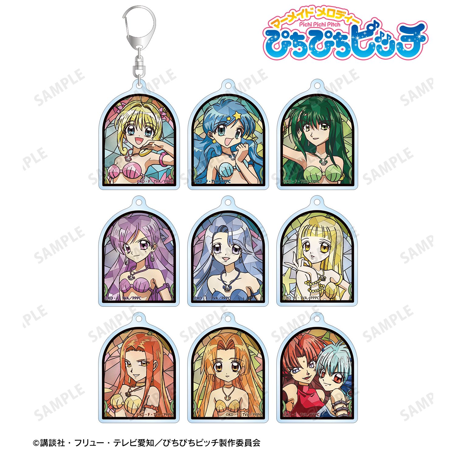 ぴちぴちピッチ　アクリルキーホルダー　31点 ぴちぴちピッチ_トレーディング Aure Glass アクリルキーホルダー(単位