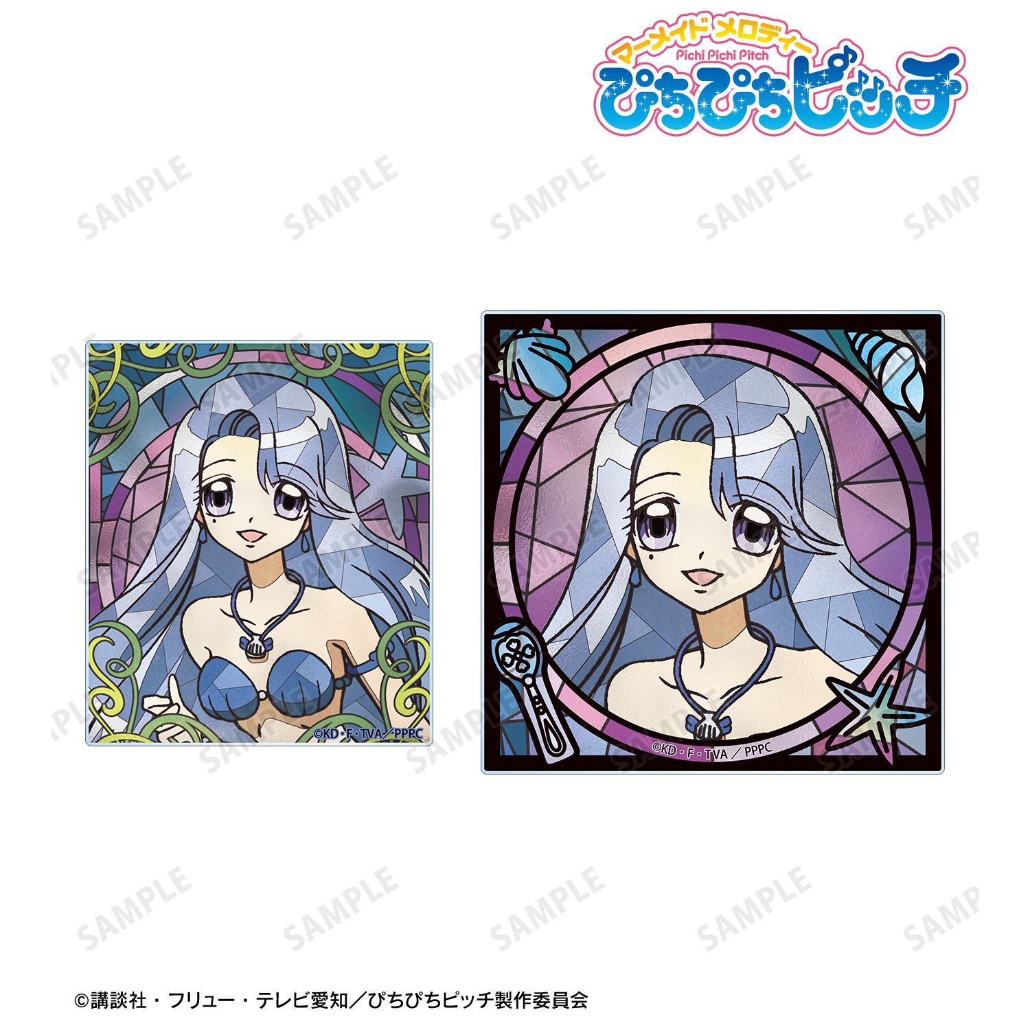 ぴちぴちピッチ_ノエル Aure Glass アクリルカード2種セット