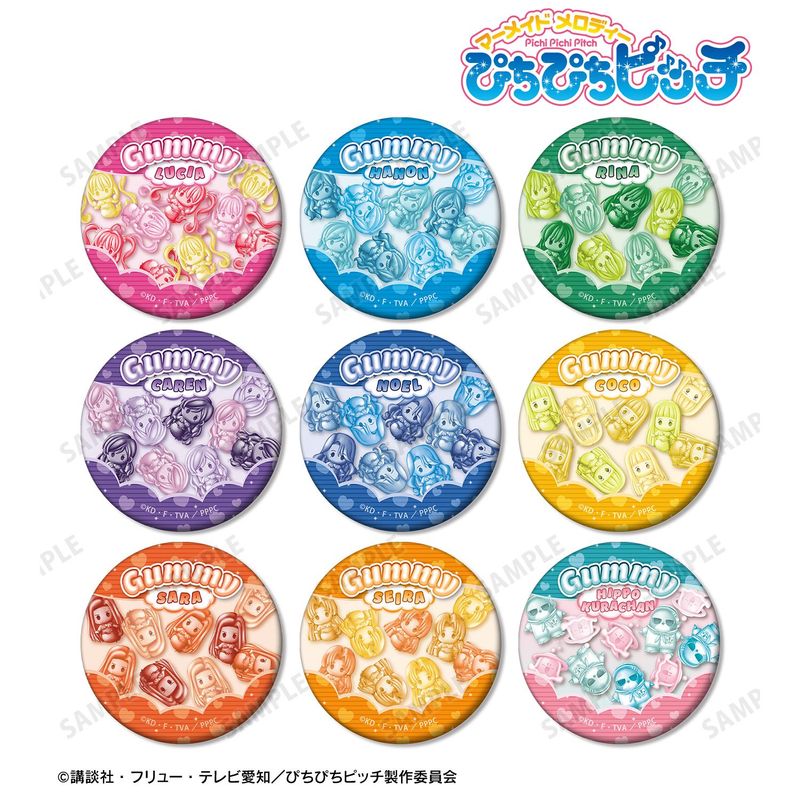 ぴちぴちピッチ_トレーディング petit-sserie マット缶バッジ(単位