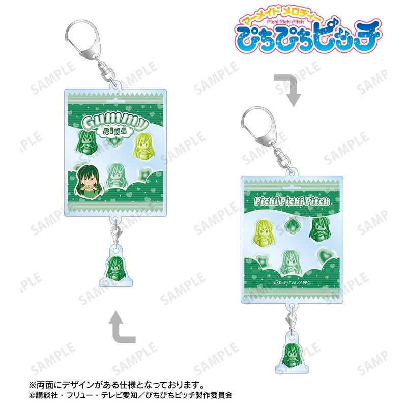 ぴちぴちピッチ_リナ petit-sserie シャカシャカアクリルキーホルダー