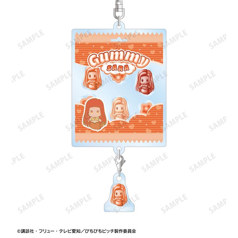 ぴちぴちピッチ_沙羅 petit-sserie シャカシャカアクリルキーホルダー