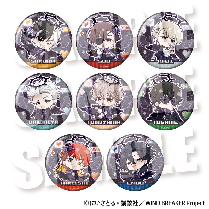 WIND BREAKER_トレーディング缶バッジ 堕天使Ver.【BOX／8個入り