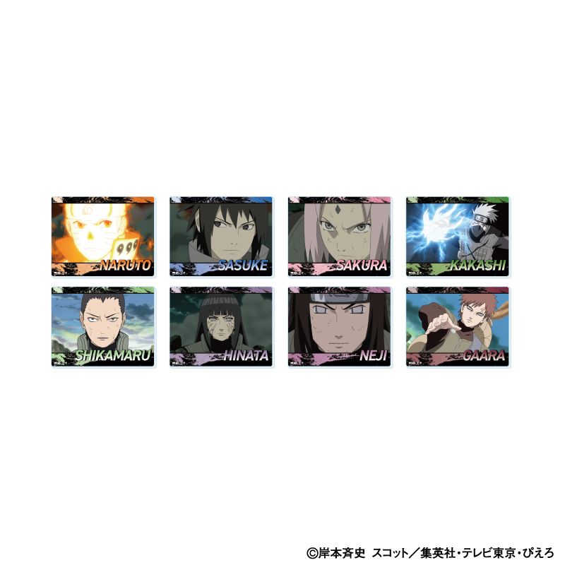 絶版物　ナルト忍者登録書プレート コンプリート品 セット NARUTO-ナルト- 疾風伝_ミニアクリルプレート10/セット2 コンプリート