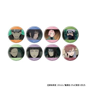 NARUTO-ナルト- 疾風伝_うちはサスケ 顔コレ缶バッジ【BOX／10個入り