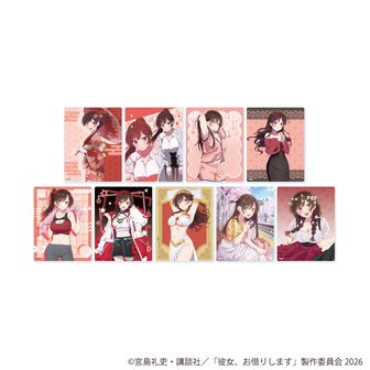 彼女、お借りします_スクエア缶バッジ01/水原千鶴セット コンプリート