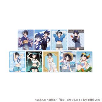 彼女、お借りします_スクエア缶バッジ01/水原千鶴セット コンプリート
