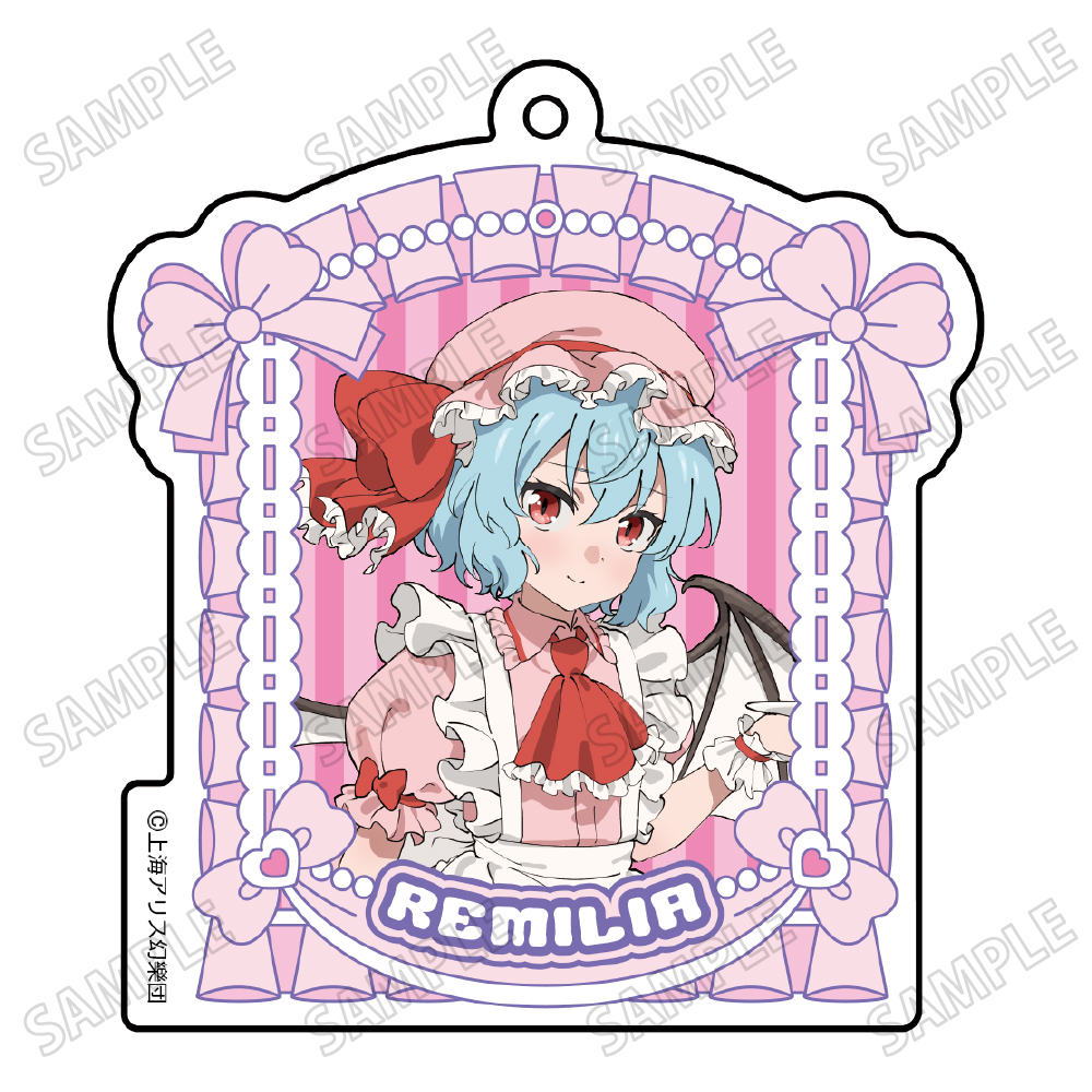 東方Project_描き下ろしアクリルキーホルダー【メイドver.】(3