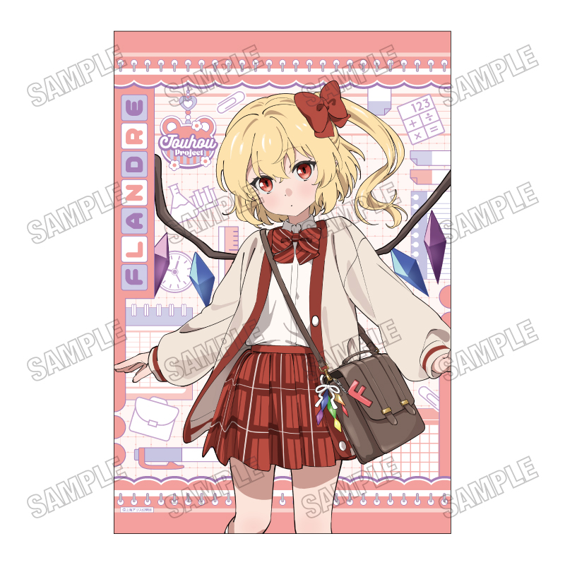 東方Project_描き下ろしB2タペストリー【制服ver.】(4)フランドール
