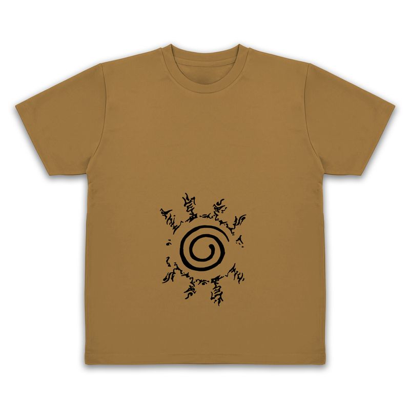 NARUTO-ナルト- 疾風伝_XL_八卦の封印式 ドライTシャツ/COYOTE