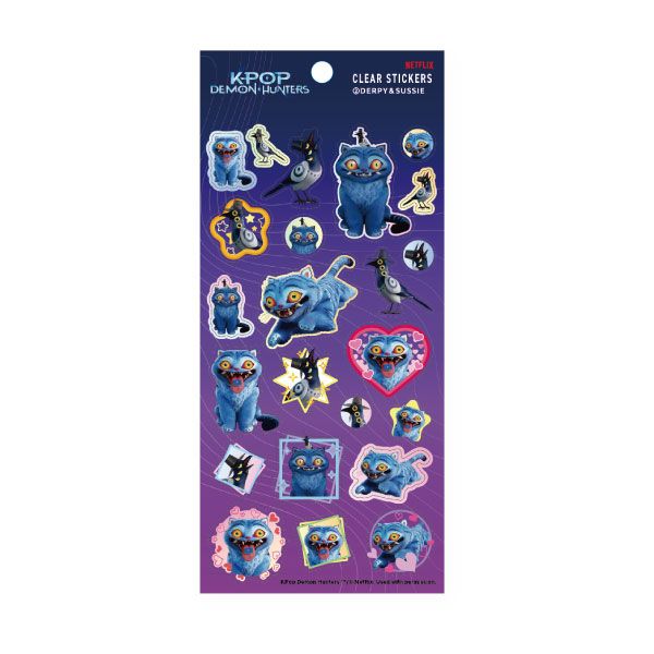 KPOPガールズ!デーモン・ハンターズ_CLEAR STICKERS (2)DERPY&SUSSIE