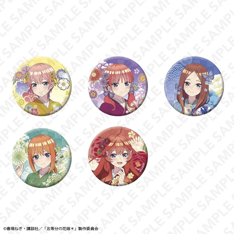 五等分の花嫁*_トレーディングオーロラ75mm缶バッジ 【コンプリートBOX