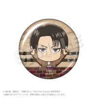 進撃の巨人_ぽいんつ缶バッジ リヴァイ | 進撃の巨人公式グッズ