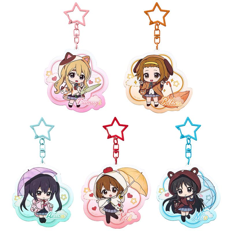 けいおん!_ふわ雨シリーズ トレーディングアクリルキーホルダー【BOX/5